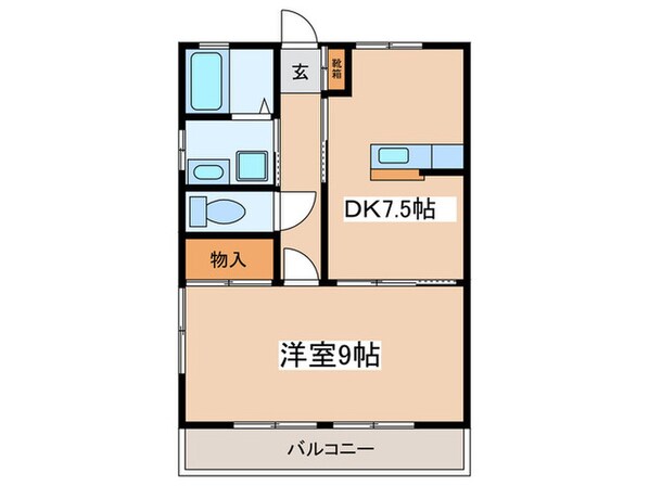 足柄ハイツの物件間取画像